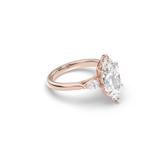 Monaco 3 Stone, Marquise Cut
