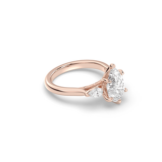 Monaco 3 Stone, Pear Cut