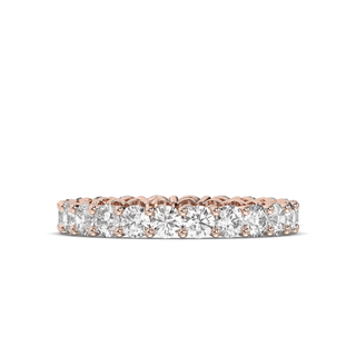 Copenhagen Moissanite Round Eternity Band - 3 ctw