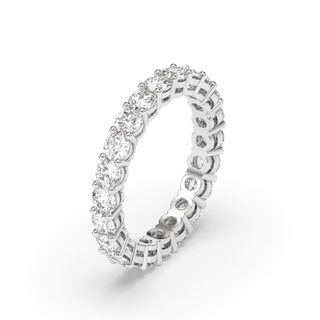Copenhagen Moissanite Round Eternity Band - 3 ctw