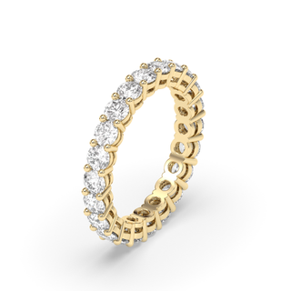 Copenhagen Moissanite Round Eternity Band - 3 ctw