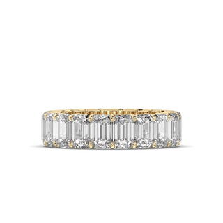 Athens Emerald Cut Lab Diamond Eternity Band