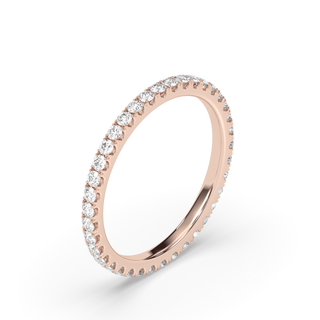 Classic Moissanite Eternity Pavè Band 2mm