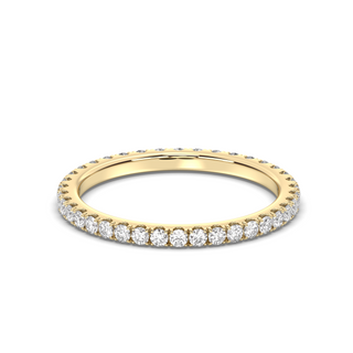 Classic Moissanite Eternity Pavè Band 2mm