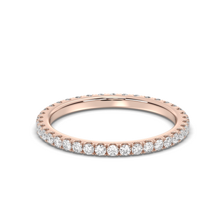 Classic Moissanite Eternity Pavè Band 2mm