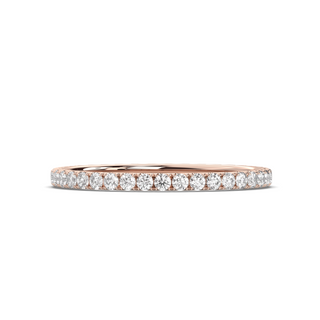 Classic Moissanite Eternity Pavè Band 2mm
