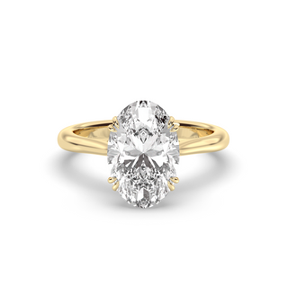 Amsterdam Lotus Prong, Oval Cut