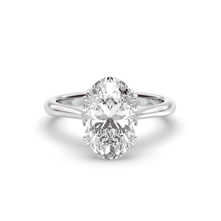 Amsterdam Lotus Prong, Oval Cut