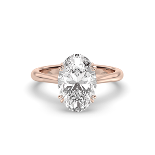 Amsterdam Lotus Prong, Oval Cut