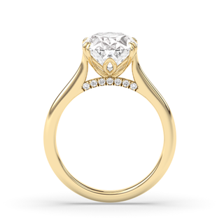 Amsterdam Lotus Prong, Oval Cut
