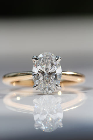 2 ct Lab Diamond Two-Tone