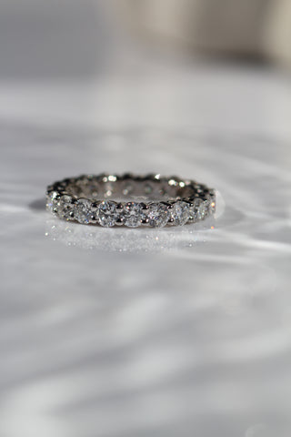 Copenhagen Moissanite Round Eternity Band - 3 ctw