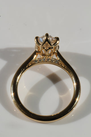 Vintage Monaco, Antique Old Mine Oval Lab Diamond