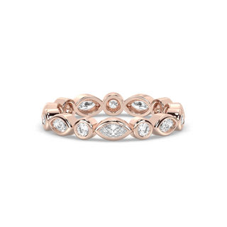 Iris Lab Diamond Eternity Wedding Band