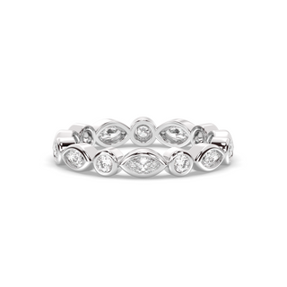 Iris Lab Diamond Eternity Wedding Band