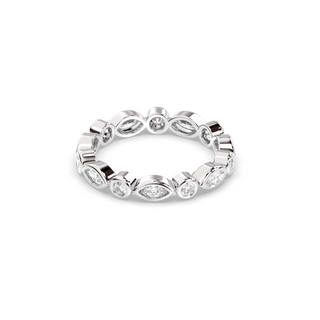 Iris Lab Diamond Eternity Wedding Band