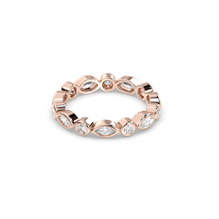 Iris Lab Diamond Eternity Wedding Band
