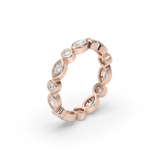 Iris Lab Diamond Eternity Wedding Band