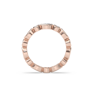 Iris Lab Diamond Eternity Wedding Band