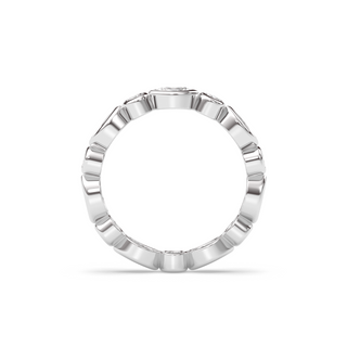 Iris Lab Diamond Eternity Wedding Band