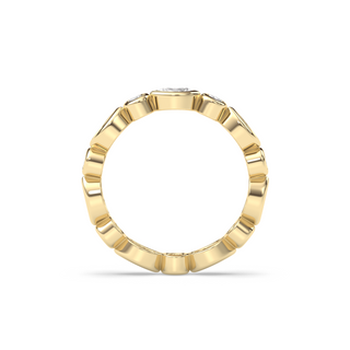 Iris Lab Diamond Eternity Wedding Band