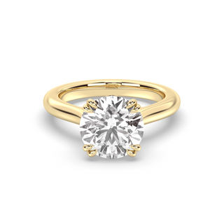 Amsterdam Lotus Prong, Round Cut