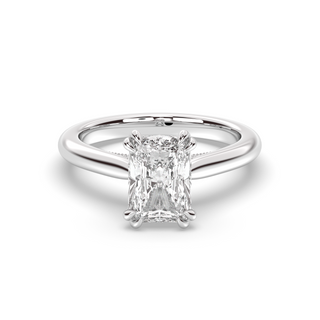 Vintage Amsterdam Lotus Prong, Radiant Cut