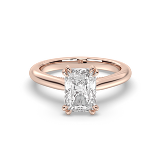 Vintage Amsterdam Lotus Prong, Radiant Cut