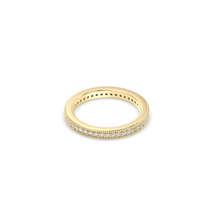 Vintage Monaco Lab Diamond Wedding Band