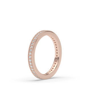 Vintage Monaco Lab Diamond Wedding Band