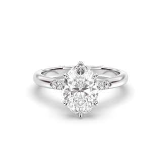 Vintage Monaco Trio Pavè, Oval Cut