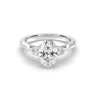 Monaco 3 Stone, Oval Cut