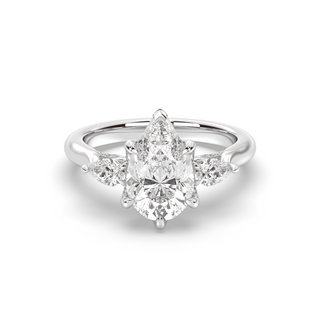 Monaco 3 Stone, Pear Cut
