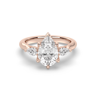 Monaco 3 Stone, Pear Cut