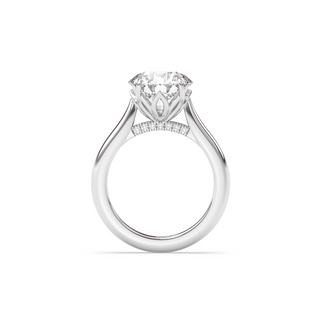 Amsterdam Lotus Prong, Round Cut