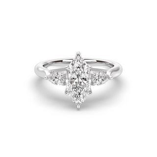 Vintage Monaco 3 Stone, Marquise Cut