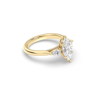 Vintage Monaco 3 Stone, Marquise Cut