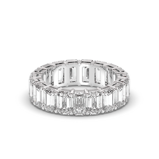 Athens Emerald Cut Lab Diamond Eternity Band