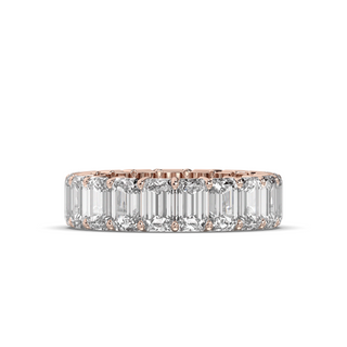 Athens Emerald Cut Lab Diamond Eternity Band