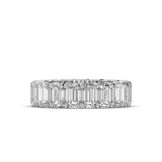 Athens Emerald Cut Lab Diamond Eternity Band