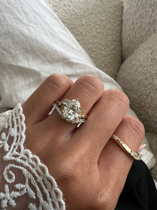 The Drip Pavè Wedding Band Lab Diamond