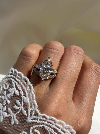The Drip Pavè Wedding Band Lab Diamond