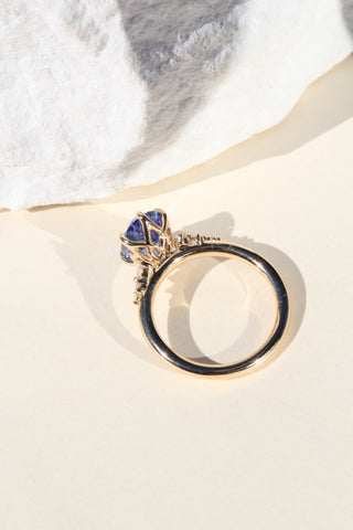 3ct Oval Lapis Blue Galaxy Cut Sapphire Montreal