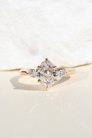 Vintage Monaco 3 Stone, Oval Cut