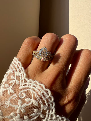 The Drip Pavè Wedding Band Lab Diamond