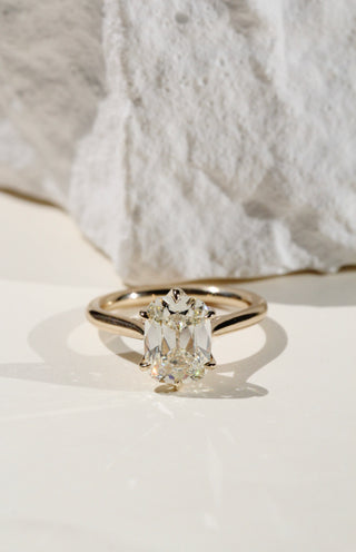 2.64 Warm OMC Elongated Cushion Lab Diamond Secret Garden