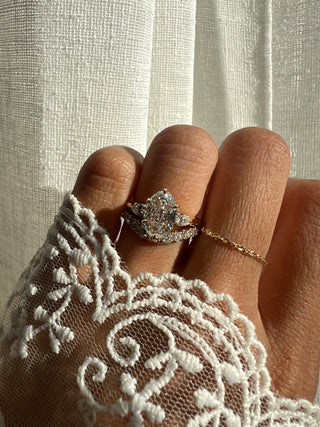 The Drip Pavè Wedding Band Lab Diamond