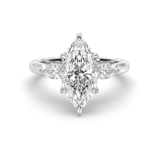 Vintage Monaco 3 Stone, Marquise Cut