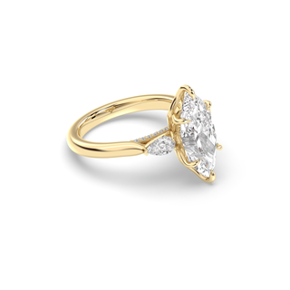 Vintage Monaco 3 Stone, Marquise Cut