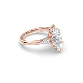 Vintage Monaco 3 Stone, Marquise Cut